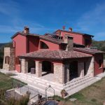 Tinteggiatura facciata villa